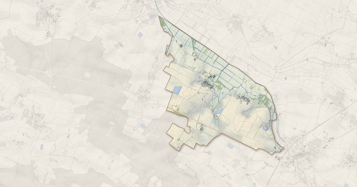 Portrait cartographique de Cram-Chaban : relief, eau, forêts, bâti et voies, calculés à partir des données de l'IGN