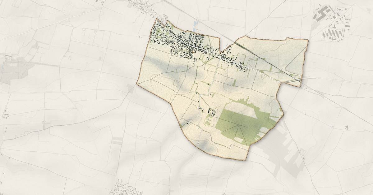 Portrait cartographique de Croix-Chapeau : relief, eau, forêts, bâti et voies, calculés à partir des données de l'IGN