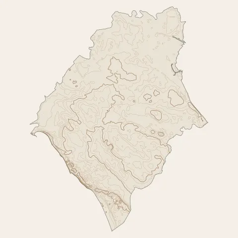 Dolus-d'Oléron : courbes de niveau