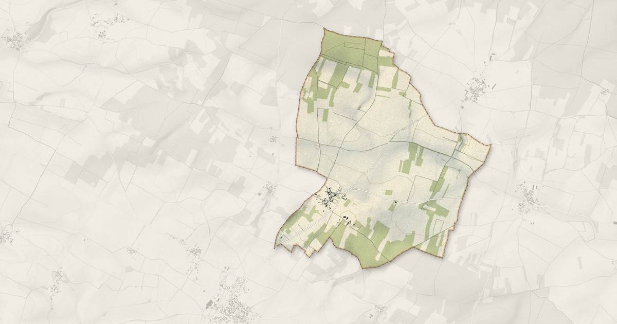 Portrait cartographique de Les Éduts : relief, eau, forêts, bâti et voies, calculés à partir des données de l'IGN