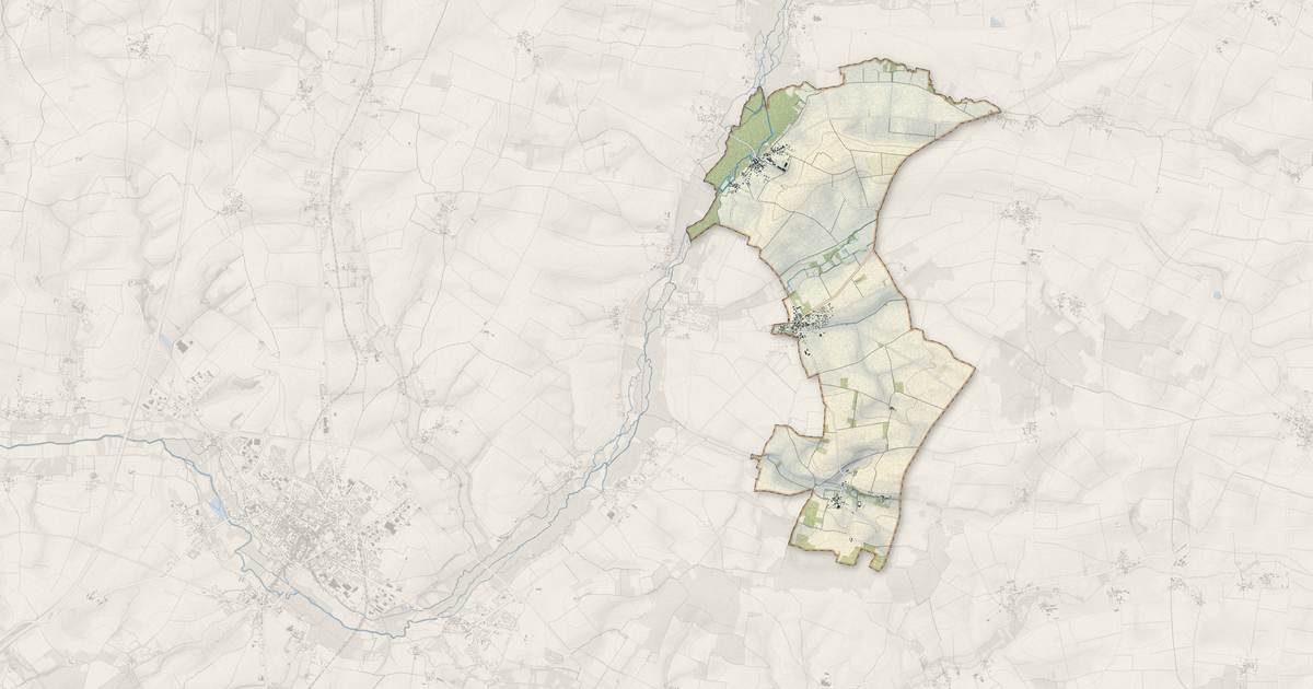 Portrait cartographique de Les Églises-d'Argenteuil : relief, eau, forêts, bâti et voies, calculés à partir des données de l'IGN