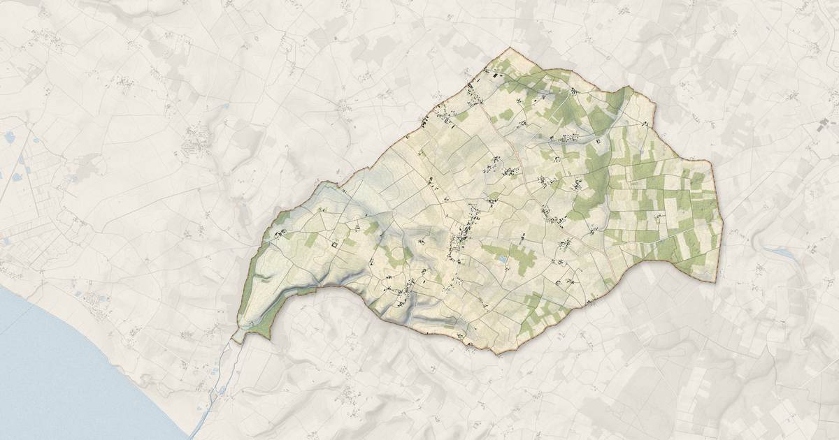 Portrait cartographique de Épargnes : relief, eau, forêts, bâti et voies, calculés à partir des données de l'IGN