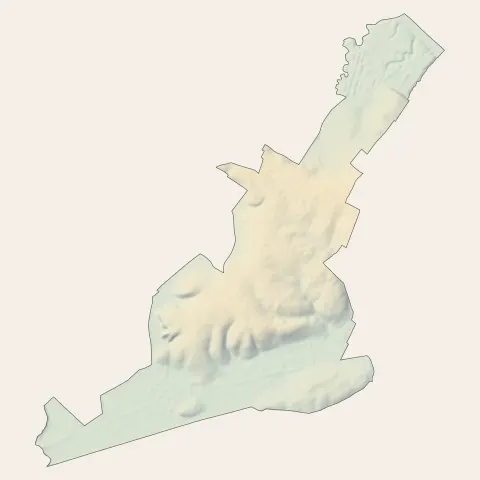 Étaules : relief