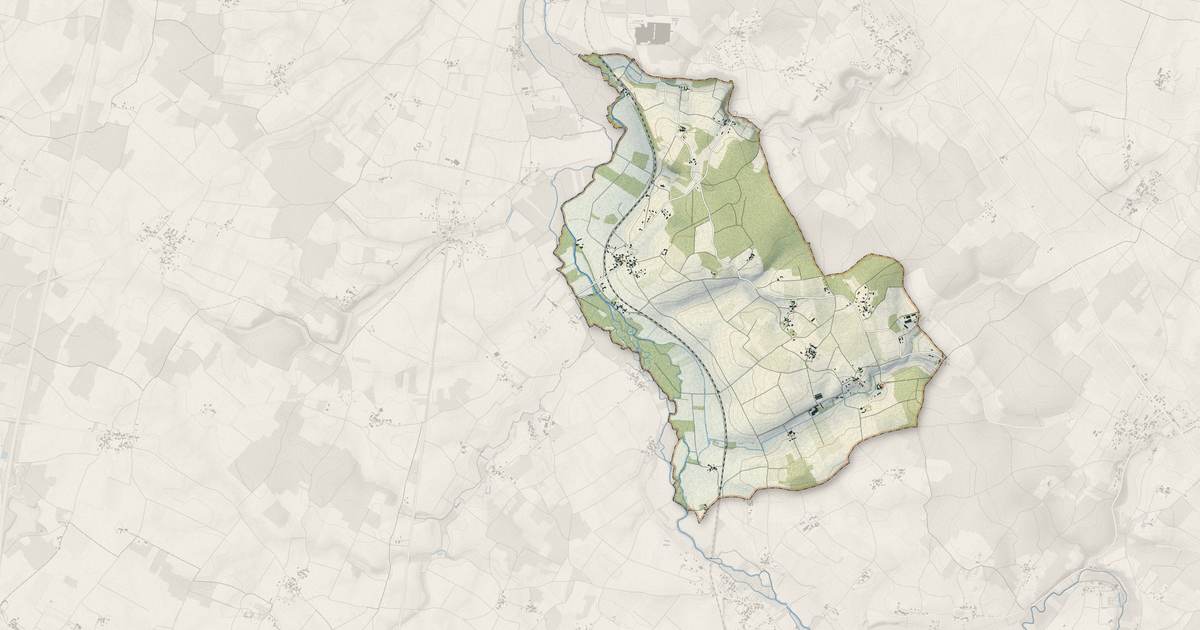 Portrait cartographique de Fléac-sur-Seugne : relief, eau, forêts, bâti et voies, calculés à partir des données de l'IGN