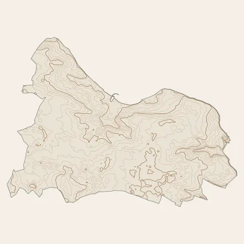 La Flotte : courbes de niveau