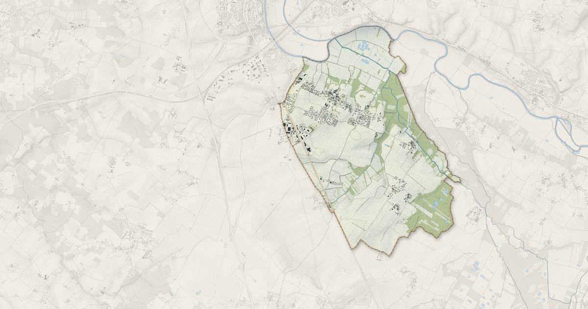 Portrait cartographique de Les Gonds : relief, eau, forêts, bâti et voies, calculés à partir des données de l'IGN