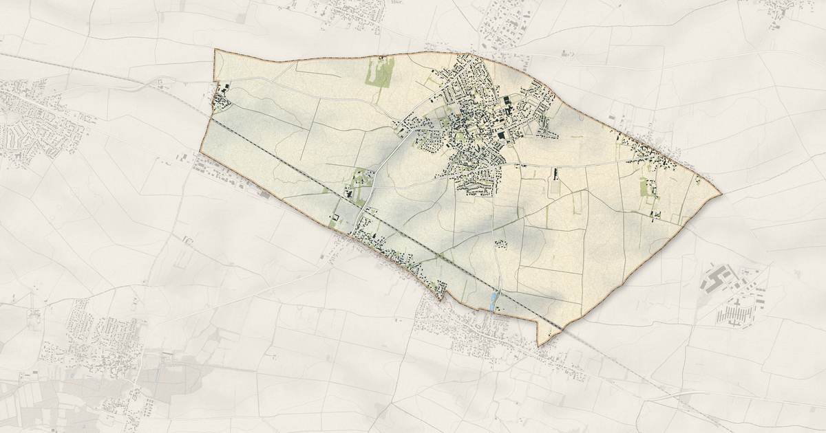 Portrait cartographique de La Jarrie : relief, eau, forêts, bâti et voies, calculés à partir des données de l'IGN