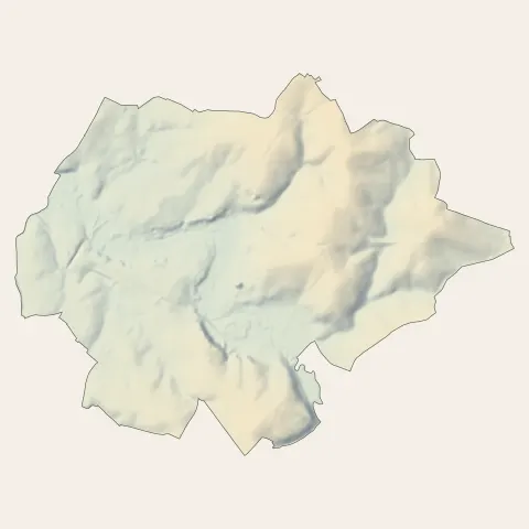 Jonzac : relief
