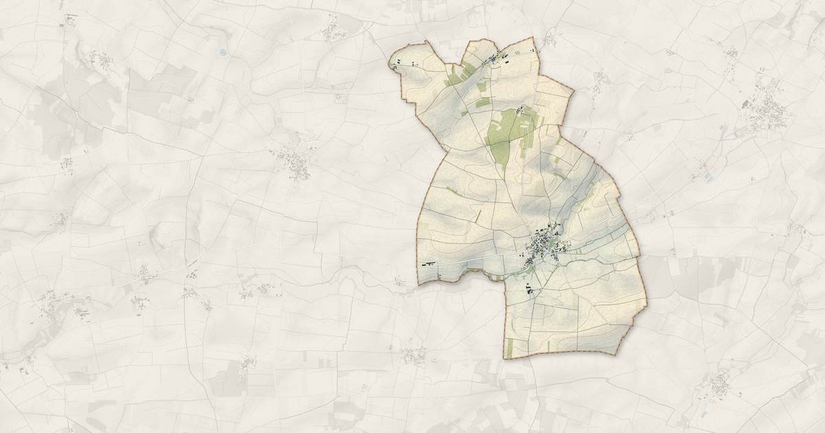 Portrait cartographique de Loiré-sur-Nie : relief, eau, forêts, bâti et voies, calculés à partir des données de l'IGN