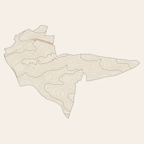 Périgny : courbes de niveau