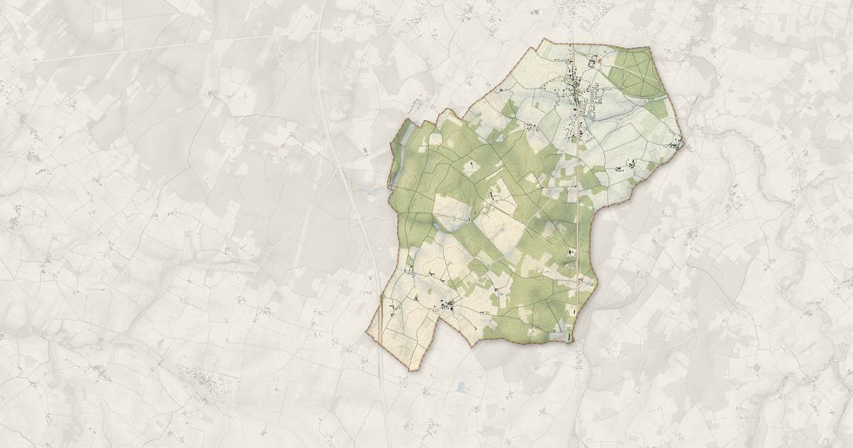 Portrait cartographique de Plassac : relief, eau, forêts, bâti et voies, calculés à partir des données de l'IGN