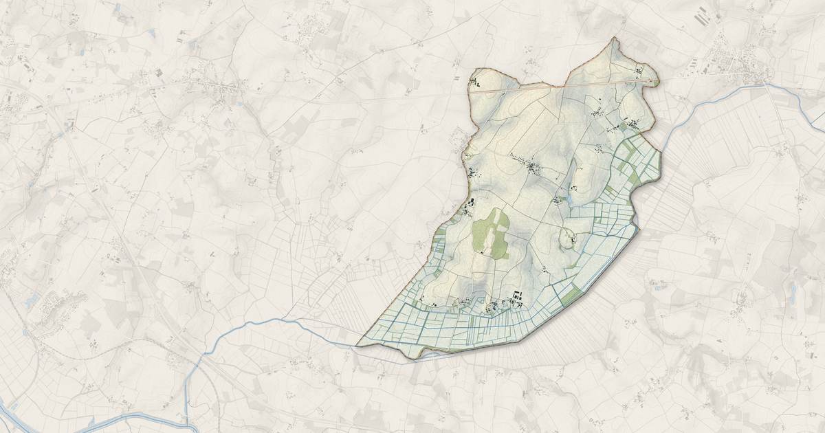 Portrait cartographique de Puy-du-Lac : relief, eau, forêts, bâti et voies, calculés à partir des données de l'IGN