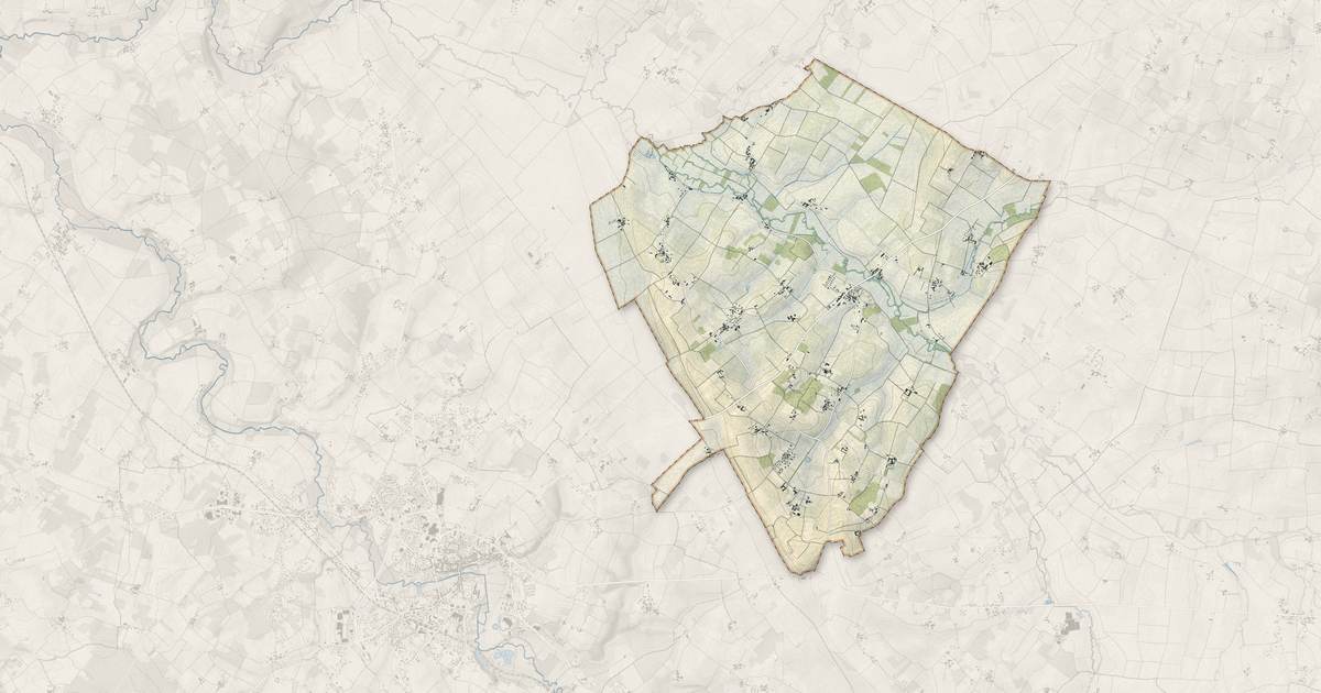 Portrait cartographique de Réaux sur Trèfle : relief, eau, forêts, bâti et voies, calculés à partir des données de l'IGN