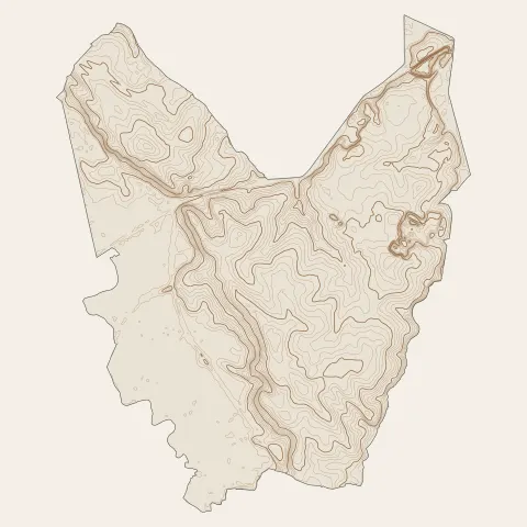 Saint-Agnant : courbes de niveau