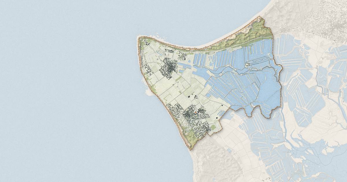Portrait cartographique de Saint-Clément-des-Baleines : relief, eau, forêts, bâti et voies, calculés à partir des données de l'IGN