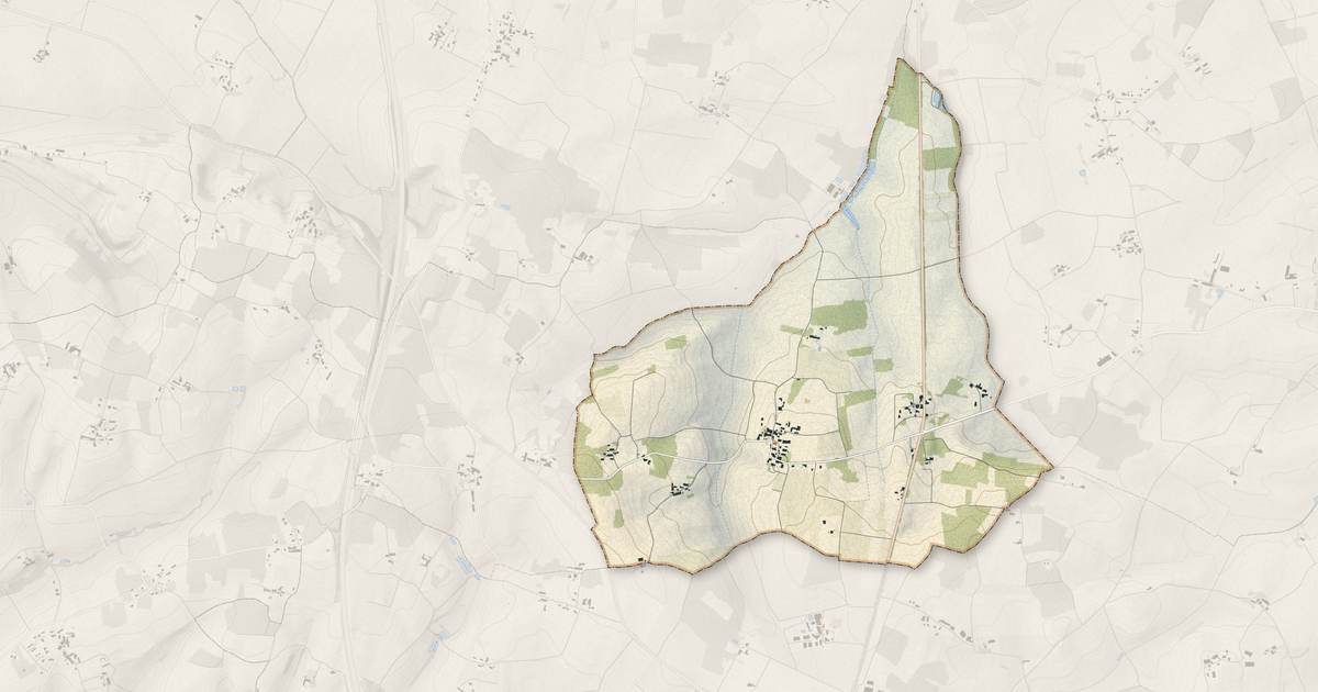 Portrait cartographique de Saint-Dizant-du-Bois : relief, eau, forêts, bâti et voies, calculés à partir des données de l'IGN