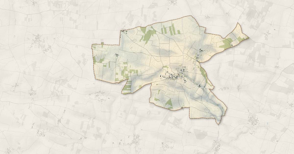 Portrait cartographique de Saint-Félix : relief, eau, forêts, bâti et voies, calculés à partir des données de l'IGN