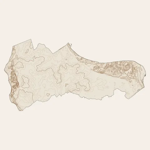 Saint-Georges-d'Oléron : courbes de niveau