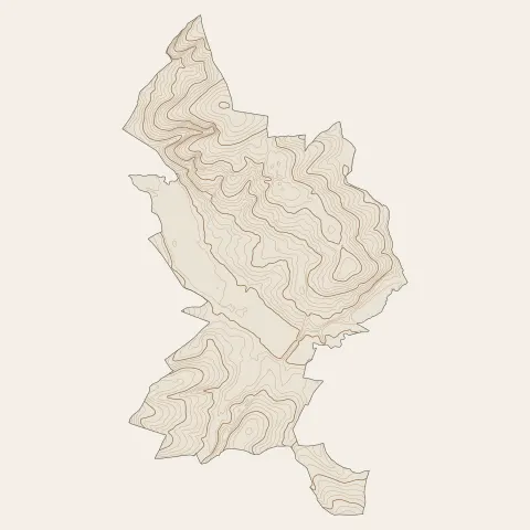 Saint-Jean-d'Angély : courbes de niveau