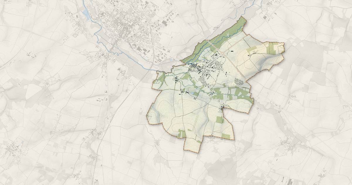 Portrait cartographique de Saint-Julien-de-l'Escap : relief, eau, forêts, bâti et voies, calculés à partir des données de l'IGN