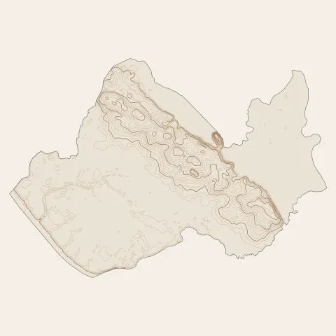 Saint-Just-Luzac : courbes de niveau