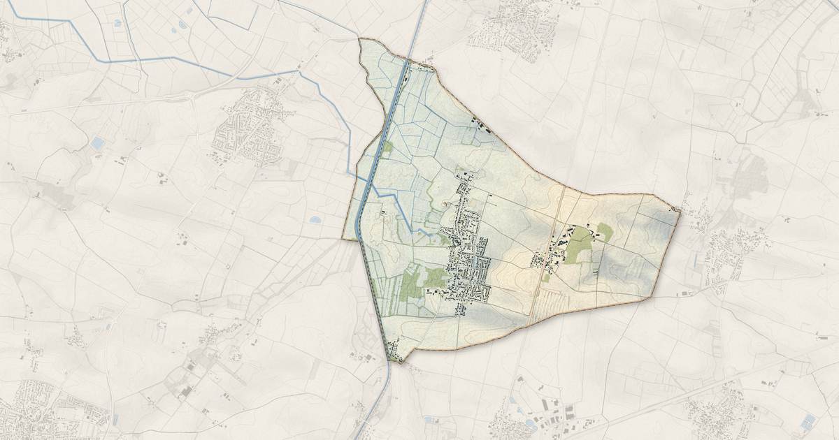 Portrait cartographique de Saint-Ouen-d'Aunis : relief, eau, forêts, bâti et voies, calculés à partir des données de l'IGN