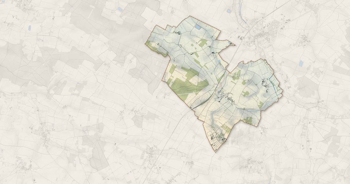 Portrait cartographique de Saint-Pierre-d'Amilly : relief, eau, forêts, bâti et voies, calculés à partir des données de l'IGN