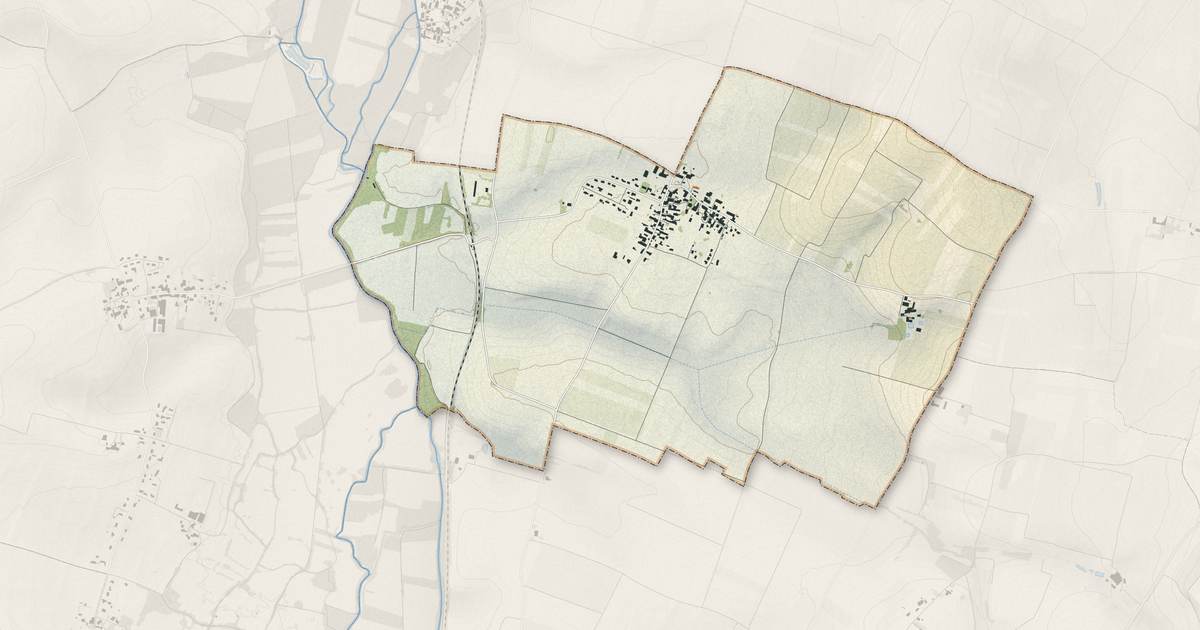 Portrait cartographique de Saint-Seurin-de-Palenne : relief, eau, forêts, bâti et voies, calculés à partir des données de l'IGN