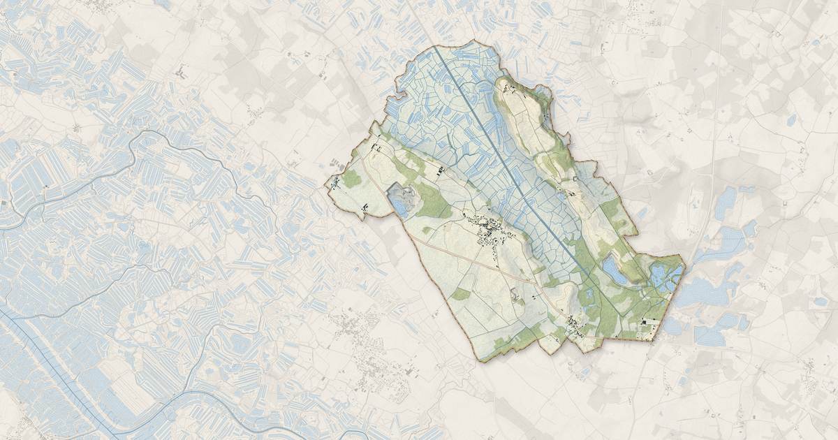 Portrait cartographique de Saint-Sornin : relief, eau, forêts, bâti et voies, calculés à partir des données de l'IGN