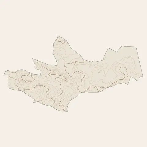 Saint-Xandre : courbes de niveau
