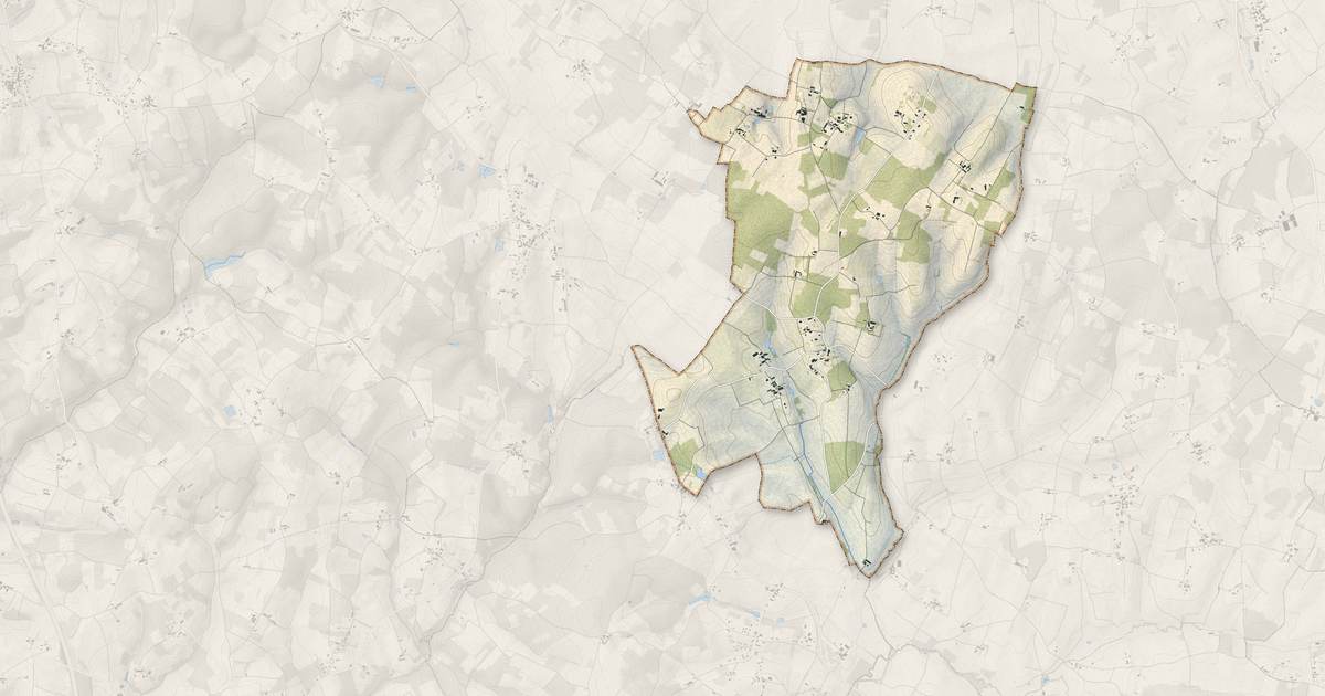 Portrait cartographique de Salignac-de-Mirambeau : relief, eau, forêts, bâti et voies, calculés à partir des données de l'IGN
