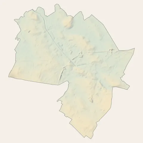 Saujon : relief