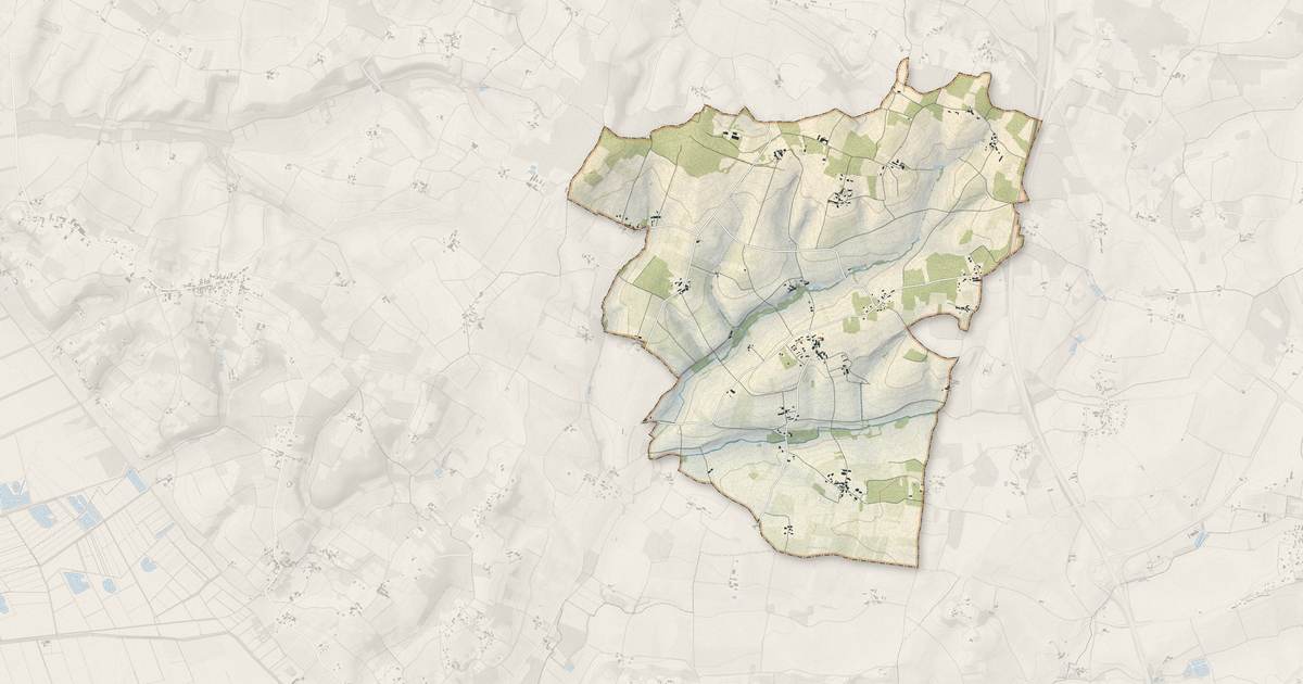 Portrait cartographique de Semoussac : relief, eau, forêts, bâti et voies, calculés à partir des données de l'IGN