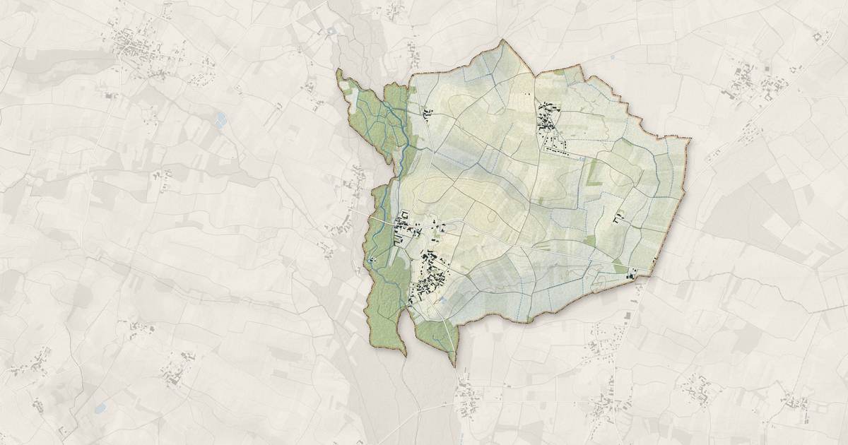 Portrait cartographique de Le Seure : relief, eau, forêts, bâti et voies, calculés à partir des données de l'IGN