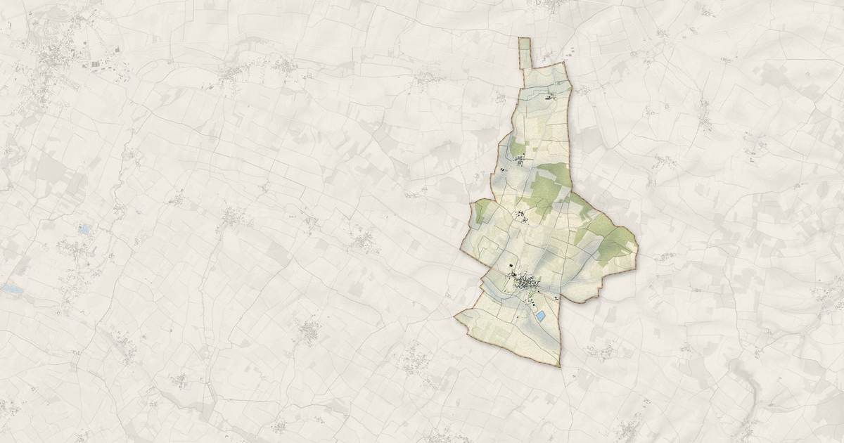 Portrait cartographique de Siecq : relief, eau, forêts, bâti et voies, calculés à partir des données de l'IGN