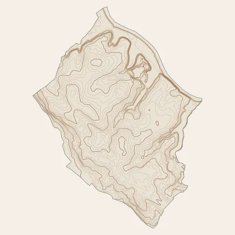 Soubise : courbes de niveau