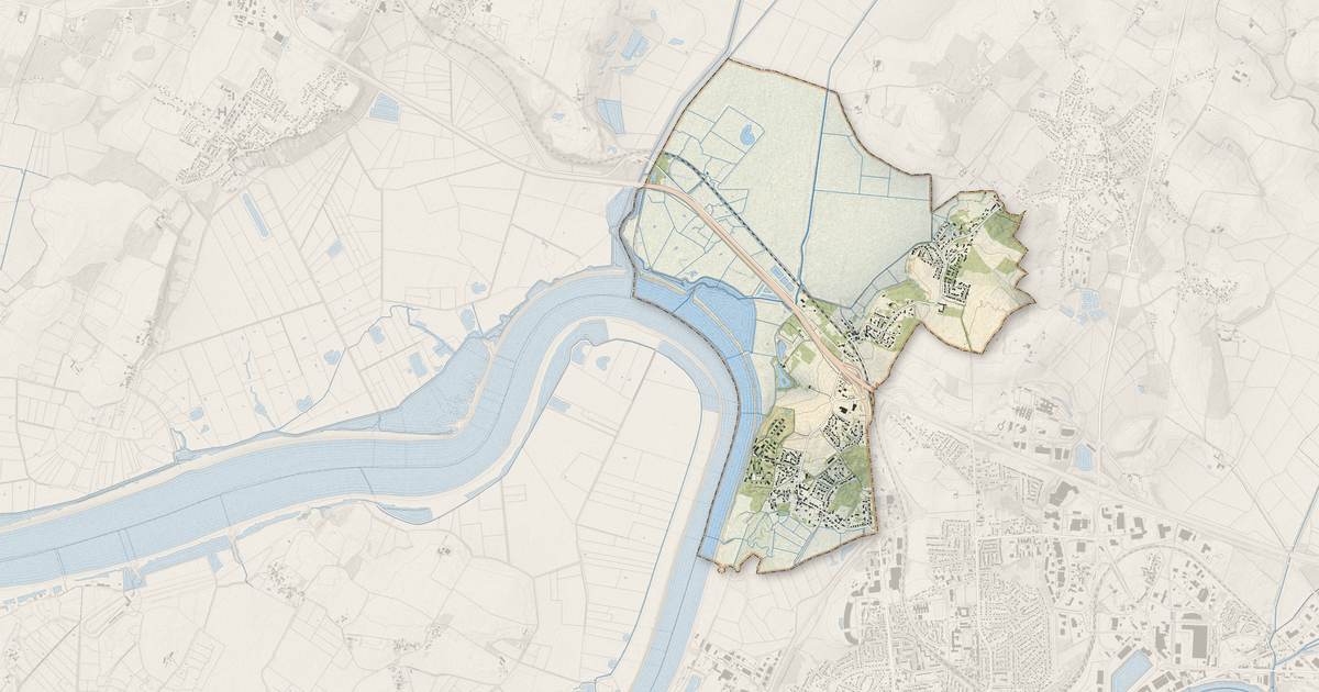 Portrait cartographique de Vergeroux : relief, eau, forêts, bâti et voies, calculés à partir des données de l'IGN