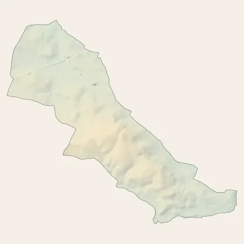 Vérines : relief