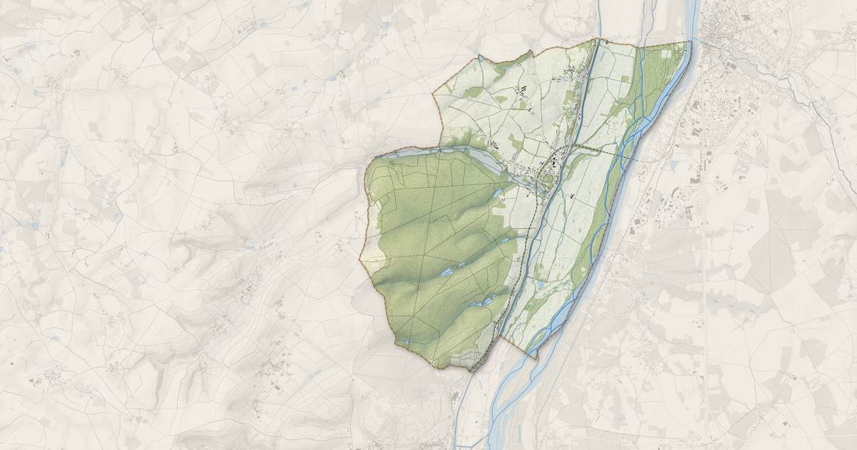 Portrait cartographique de Bannay : relief, eau, forêts, bâti et voies, calculés à partir des données de l'IGN