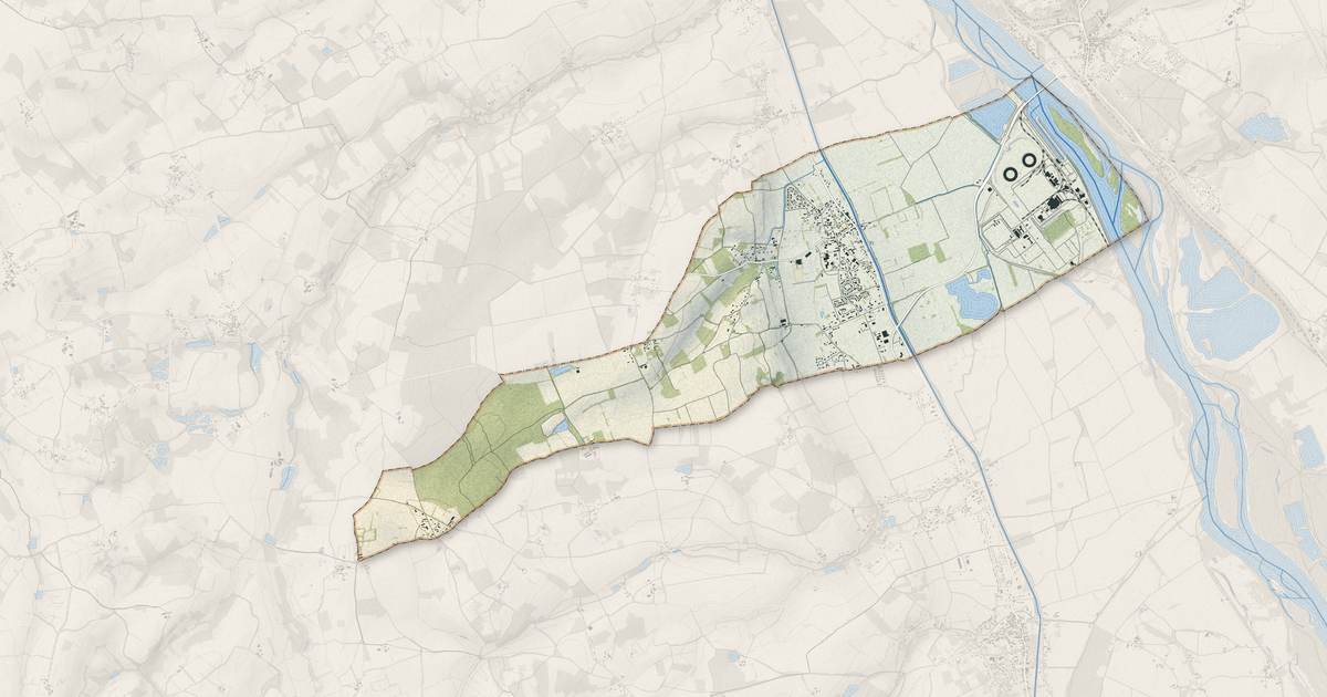 Portrait cartographique de Belleville-sur-Loire : relief, eau, forêts, bâti et voies, calculés à partir des données de l'IGN
