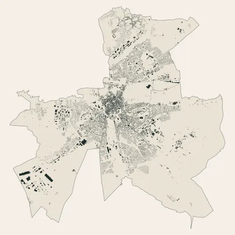 Bourges : bâti