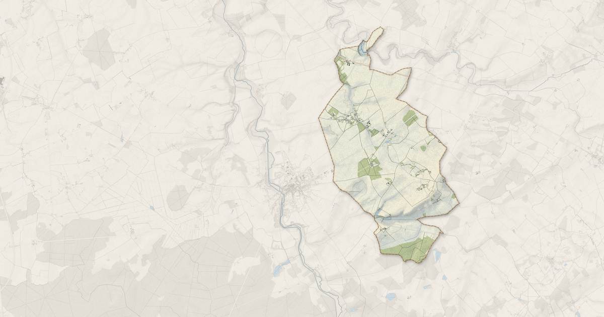 Portrait cartographique de Bussy : relief, eau, forêts, bâti et voies, calculés à partir des données de l'IGN