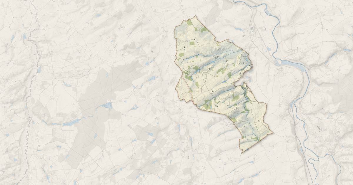 Portrait cartographique de La Celette : relief, eau, forêts, bâti et voies, calculés à partir des données de l'IGN