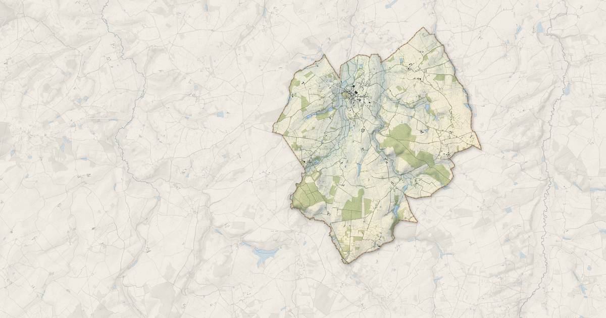 Portrait cartographique de Le Châtelet : relief, eau, forêts, bâti et voies, calculés à partir des données de l'IGN