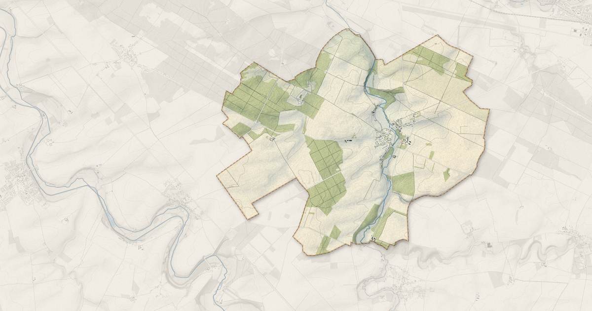 Portrait cartographique de Crosses : relief, eau, forêts, bâti et voies, calculés à partir des données de l'IGN