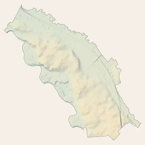 Foëcy : relief