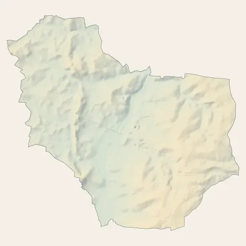 La Guerche-sur-l'Aubois : relief