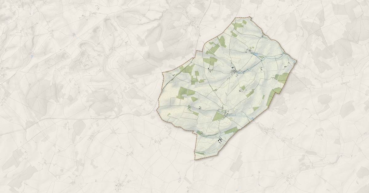 Portrait cartographique de Jalognes : relief, eau, forêts, bâti et voies, calculés à partir des données de l'IGN