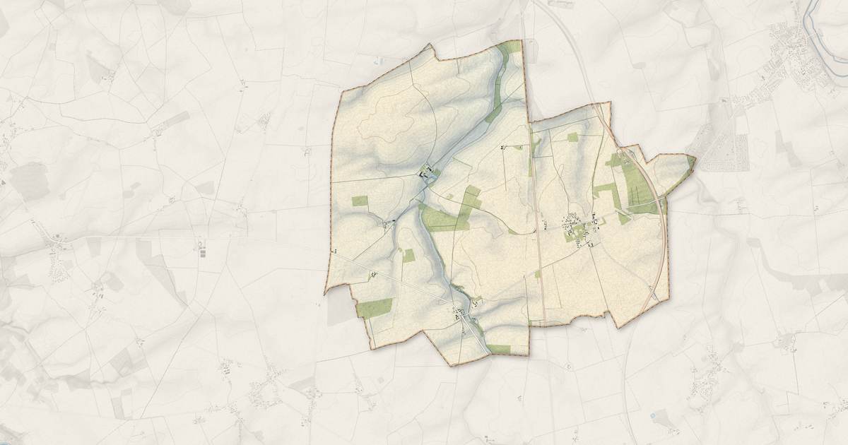 Portrait cartographique de Lissay-Lochy : relief, eau, forêts, bâti et voies, calculés à partir des données de l'IGN