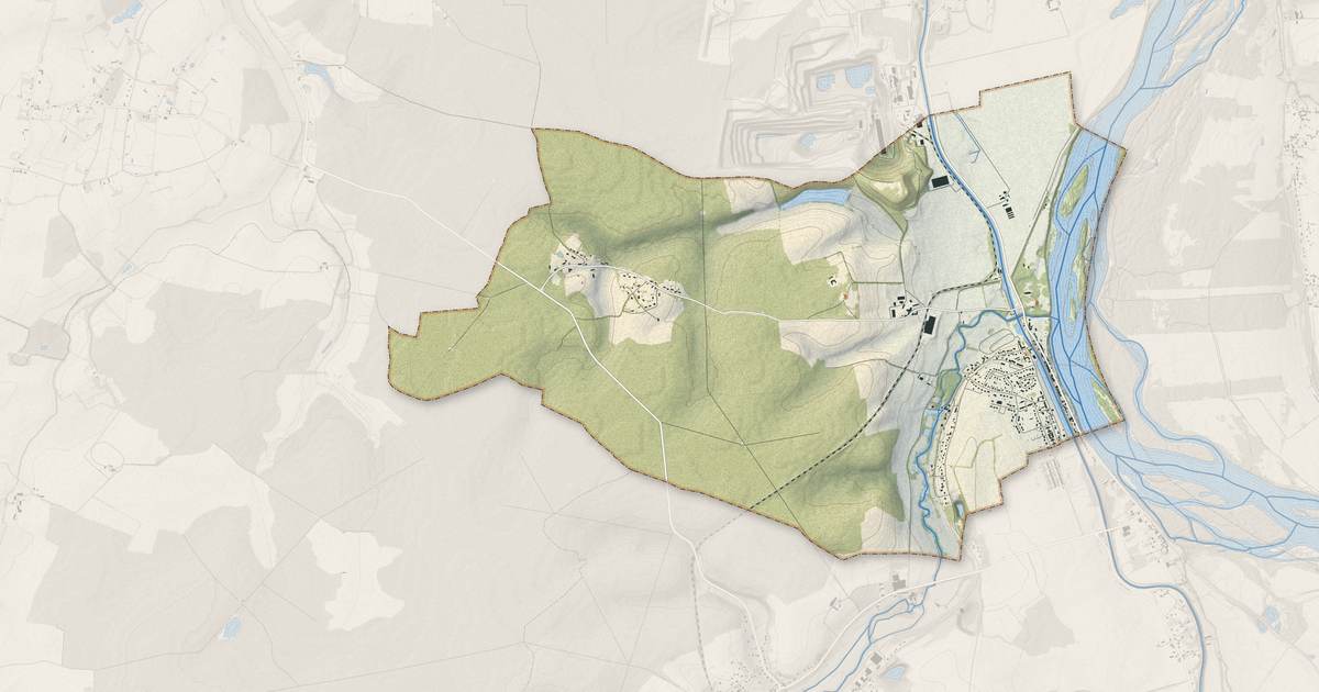 Portrait cartographique de Marseilles-lès-Aubigny : relief, eau, forêts, bâti et voies, calculés à partir des données de l'IGN